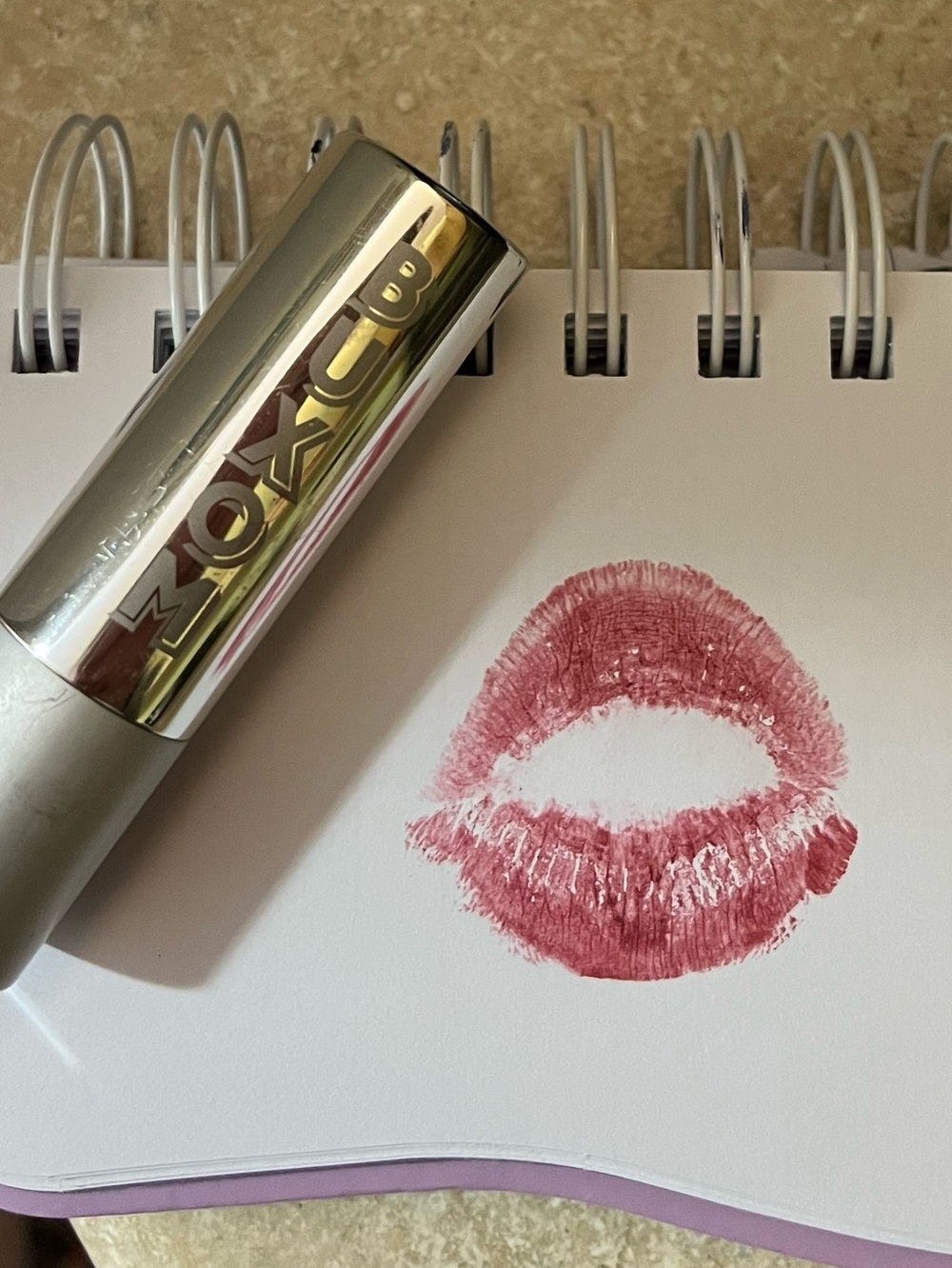 well worn socks - lipstick